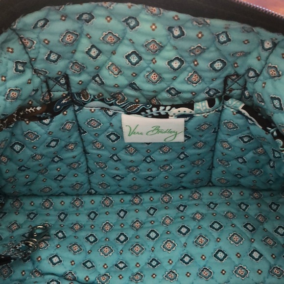 Retired Vera Bradley Java Blue pattern bag - Picture 2 of 3
